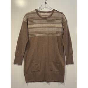 Woolovers Merino Wool Long Sleeve Tunic Sweater Jumper Womens Medium (1138)‎
